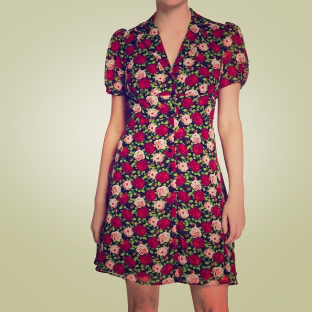 NEW Betsey Johnson floral dress special occasion
